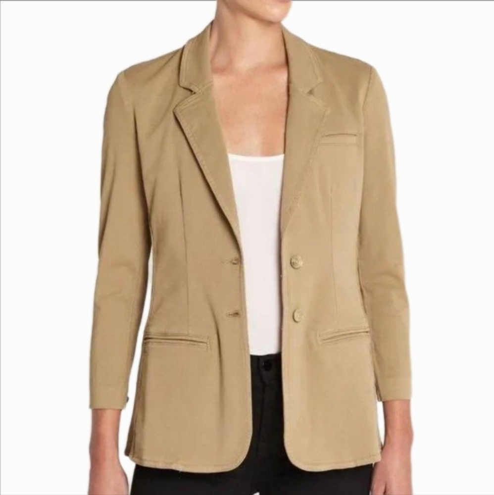 Current Elliott The Highball Blazer Tan Women's Size 0 NWT